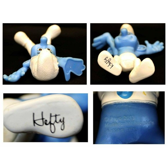 4 McDonald's Smurfs 2015 Happy Meal Figurine Toys Baker Klefty Clumsy Peyo PVC - Picture 7 of 9